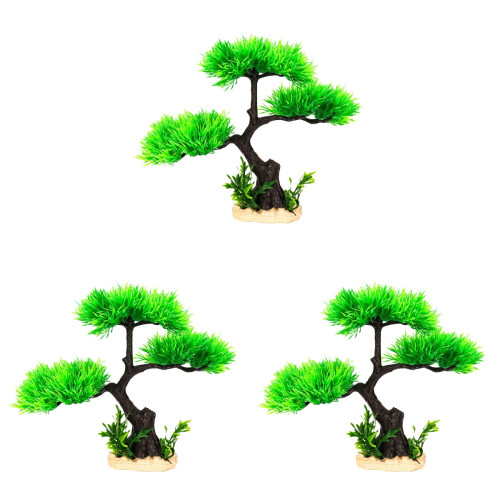 3 Unidades Decoração Árvore Simulada 1