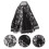 Véu De Tule Para Noiva Com (Preto) 5