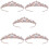 5 Unidades Coroa De Faixa De Cabeça Tiara Para 8