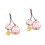 2Pcs Pingente De Sorte Japonês Para Bolsa Mochila E 4