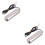 2Pcs Led Subaquática Para Aço Inoxidável Impermeável 6