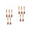 10 Unidades Colher Madeira Mini 12,5 Cm Cys020Q 4