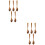 10 Unidades Colher Madeira Mini 12,5 Cm Cys020Q 6