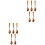 10 Unidades Colher Madeira Mini 12,5 Cm Cys020Q 3