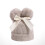 3Pcs Chapéu com Pompons e para Bebê Inverno 11
