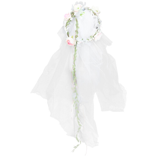 3Pcs De Para De Noiva Com Véu