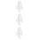 3Pcs De Para De Noiva Com Véu 7
