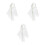 3Pcs De Para De Noiva Com Véu 4