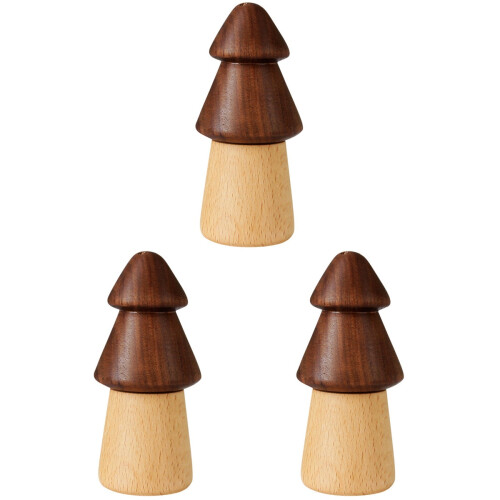 3Pcs Suporte De Madeira De Para Dentais 1