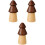 3Pcs Suporte De Madeira De Para Dentais 3