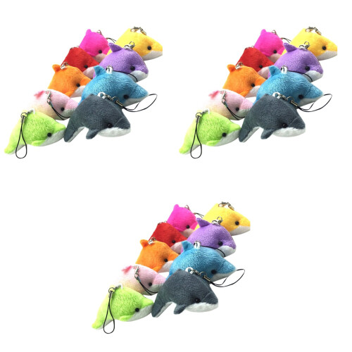 9 Peças Pingente Pelúcia Para Chave Bolsa 2
