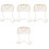 4Pcs De Mão Para Com E Corrente 5
