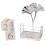 2 Pcs Bloco De Calendário Decorativo Escritório 1