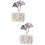 2 Pcs Bloco De Calendário Decorativo Escritório 7