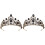 2 Unidades Tiara De De Noiva Com Folhas E Cristais 2