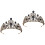 2 Unidades Tiara De De Noiva Com Folhas E Cristais 4