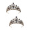 2 Unidades Tiara De De Noiva Com Folhas E Cristais 7