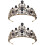 2 Unidades Tiara De De Noiva Com Folhas E Cristais 5