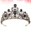 2 Unidades Tiara De De Noiva Com Folhas E Cristais 10