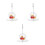 3Pcs Brinquedo Para De , Comedouro Para 2