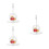 3Pcs Brinquedo Para De , Comedouro Para 6