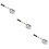 Concha Para De De Metal 3Pcs 9