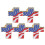 25 Unidades Broches Com 2