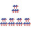 25 Unidades Broches Com 7