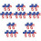 25 Unidades Broches Com 5