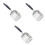 3Pcs Colher Metal Vazado Para Inclinada 3