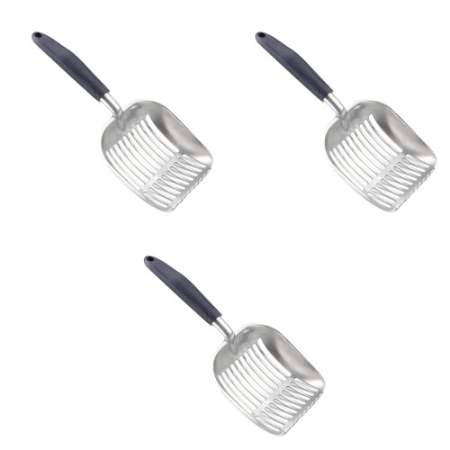 3Pcs Colher Metal Vazado Para Inclinada 2