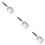 3Pcs Colher Metal Vazado Para Inclinada 9