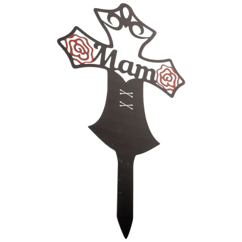 2 Unidades Cruz Metal Para Decoração De Túmulo E 1