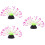 3Pcs Planta Artificial Fluorescente Grama D'água 7