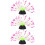 3Pcs Planta Artificial Fluorescente Grama D'água 8
