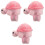 3Pcs Pulseira De Animal Pelúcia Brinquedo Recheado 6