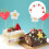 40 Unidades Decorações De Cupcake Com Glitter Flores 10
