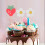 40 Unidades Decorações De Cupcake Com Glitter Flores 9