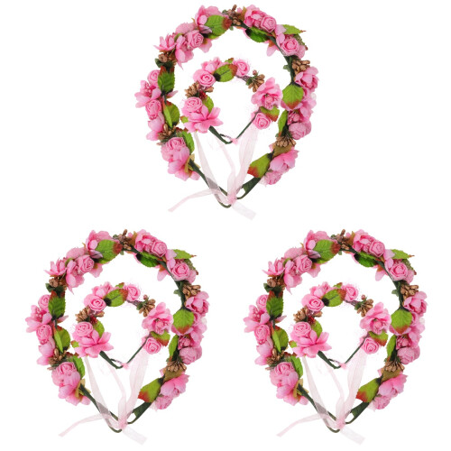 6 Unidades Faixa De Decorativa Pulseira Coroa Simulada 1