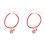 2 Unidades Pulseira Natalina À Mão Bangle 3