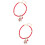 2 Unidades Pulseira Natalina À Mão Bangle 6