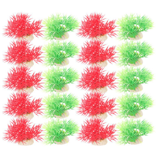 40 Peças Grama Decorativa Para Planta Artificial 1