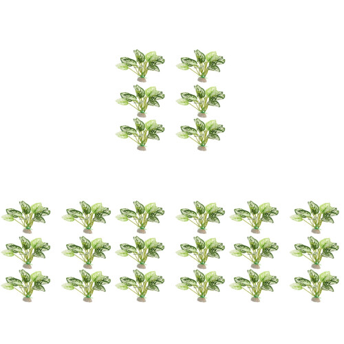 24 Peças Planta Artificial Para E De 2
