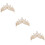 3 Unidades Tiara De Faixa Para Coroa De Noiva 9
