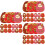 72 Pcs Ano Chinês Hong Bao Dinheiro 6