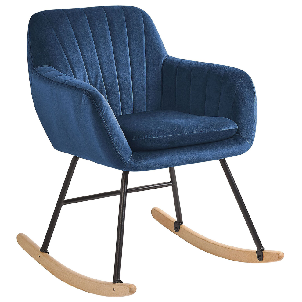 Rocking Chair LIARUM Velvet Navy Blue-image-OPC-P9QV9MJ-NEW