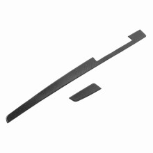 2 Stück Weiche Kohlefaser-Co-Pilot-Dashboard-Abdeckung passend für RAV4 2015-2019