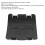 Front Wheel Arch Mudguard Liner Access Panel Black 19.5x17.5cm 3