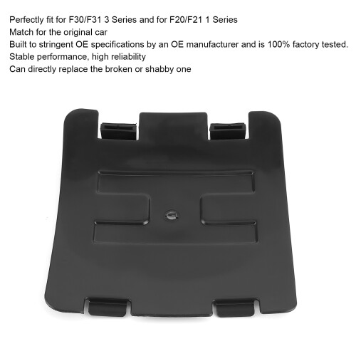 Front Wheel Arch Mudguard Liner Access Panel Black 19.5x17.5cm 2