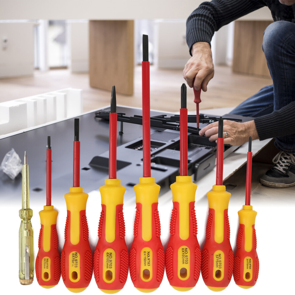 9pcs 500V Insulated Screwdriver Set, HRC52-54, Electrician Tool-image-OPC-PMWZ2DT-NEW